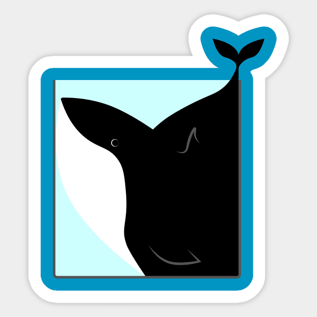 Killer whale Sticker by JackJoe